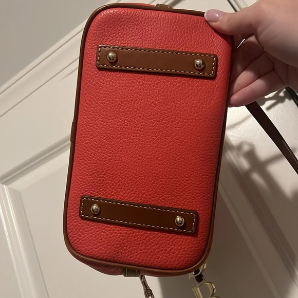 Dooney & Bourke Coral Pebble Grain Domed Satchel Purse Crossbody NWOT - Picture 7 of 15